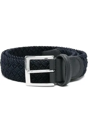 Kiton Tilbehør, Herre, Blå, 100 CM, Marineblå Spænde Bælte