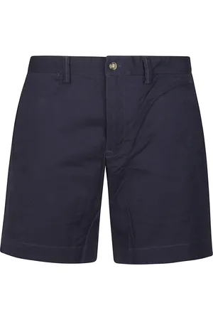 Ralph Lauren Shorts, Herre, Blå, W31, Klassiske Flat Front Shorts