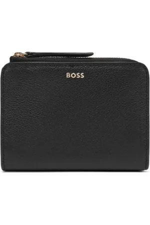 HUGO BOSS Tilbehør, Dame, Sort, ONE SIZE, Uld, Stilfulde Punge og Kortholdere