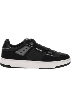 Guess Sko, Herre, Sort, 45 EU, Læder, Vincent PU Læder Sneakers - Sort