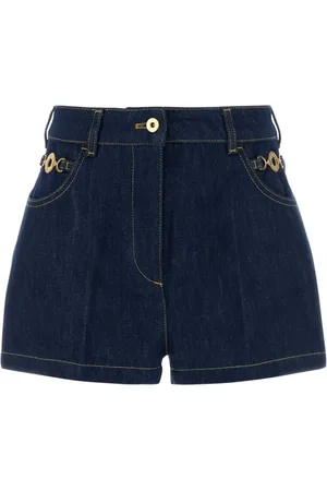 Patou Shorts, Dame, Blå, XS, Uld, Denim Shorts til et stilfuldt look
