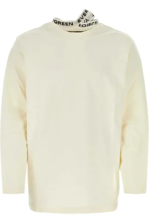Y / PROJECT Sweathshirts & Hoodies, Herre, Hvid, S, Bomuld, Ivory Bomuld T-shirt