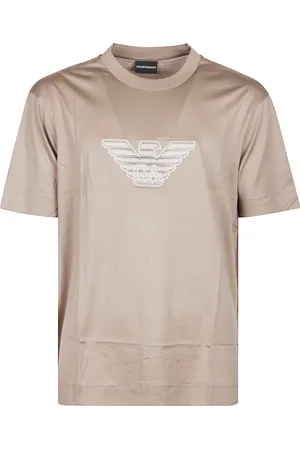 Emporio Armani Top, Herre, , 2XL, Broderet Logo T-shirt