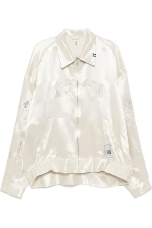MIHARA YASUHIRO Jakke, Herre, Hvid, XS, Uld, Stilfuld Souvenir Jakke