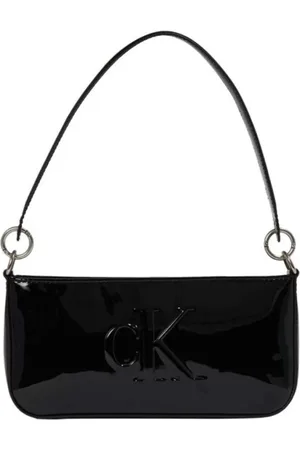 Calvin Klein Taske, Dame, Sort, ONE SIZE, Uld, Blank Skuldertaske - Sort