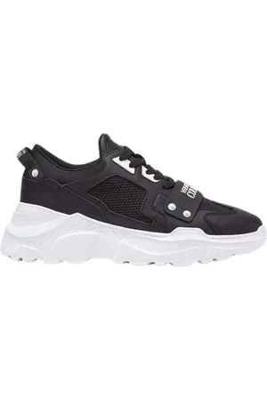 VERSACE Sko, Herre, Sort, 41 EU, Uld, Stilfulde Sneakers til Mænd og Kvinder