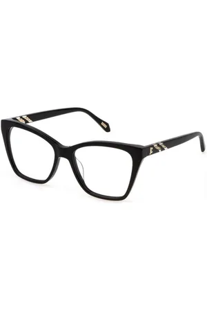 Roberto Cavalli Tilbehør, unisex, Sort, 54 MM, Sort Skinnende Solbriller