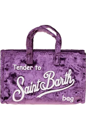 MC2 SAINT BARTH Taske, Dame, Lilla, ONE SIZE, Uld, Stilfuld Telefon Taske med Skulderrem