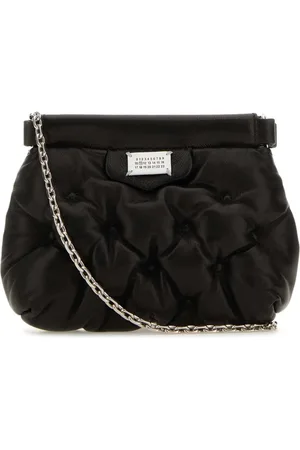 Maison Margiela Taske, Dame, Sort, ONE SIZE, Læder, Sort Nappa Læder Crossbody Taske