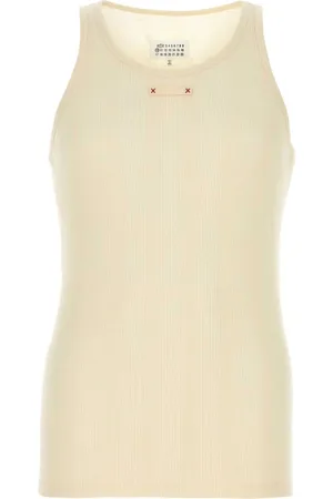 Maison Margiela Top, Herre, , XL, Bomuld, Top i elfenben bomuldsblanding