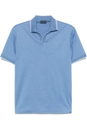 Paul & Shark Top, Herre, Blå, XL, Bomuld, Bomuldspolo lavet i Italien