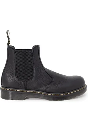 Dr. Martens Sko, Herre, Sort, 44 EU, Læder, Sort Læderstøvler Herre Kollektion