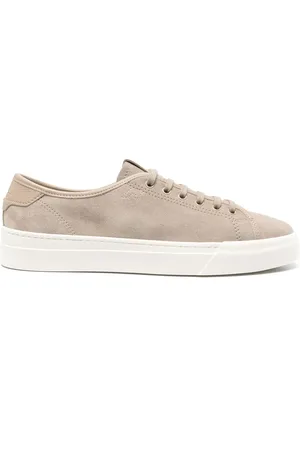 santoni Sko, Herre, , 42 EU, Læder, Suede Læder Sneakers