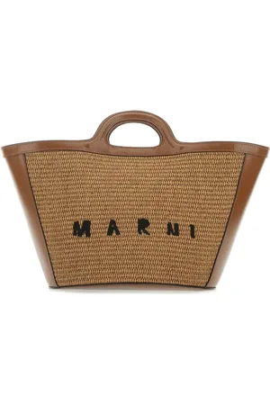 Marni Taske, Dame, Brun, ONE SIZE, Uld, Tropicalia Sommer Håndtaske