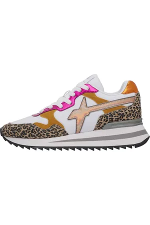 W6YZ Sko, Dame, Flerfarvet, 40 EU, Suede, Technical fabric and suede sneakers Yak-W.