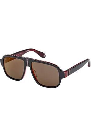 Christian Louboutin Tilbehør, unisex, Sort, L, Aviator solbriller i blank sort