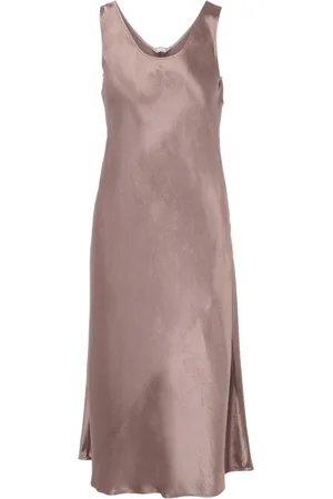 Max Mara Kjole, Dame, Lilla, S, Elegant Talete Kjole