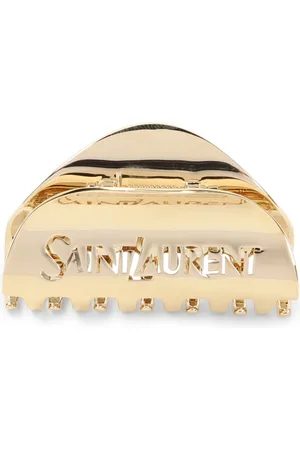 Saint Laurent Tilbehør, Dame, Gul, ONE SIZE, Uld, Guld Krabbe Kla Smykke Tilbehør