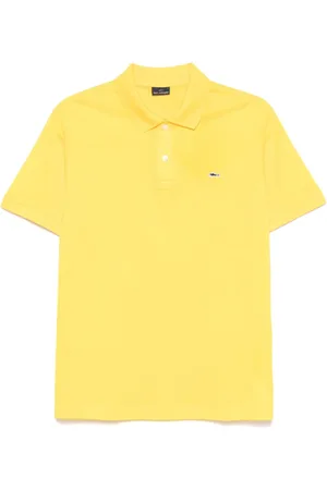 Paul & Shark Top, Herre, Gul, 3XL, Bomuld, Bomuld Polo Skjorte Italien Designers kode