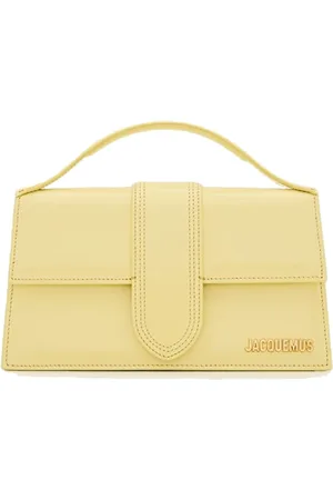 Jacquemus Taske, Dame, Gul, ONE SIZE, Uld, Gul Skuldertaske Stilfuld Klap Top