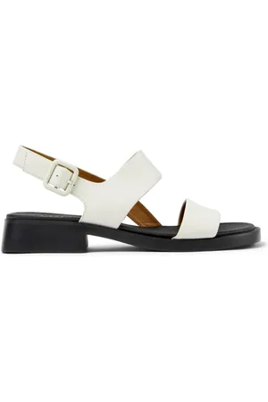 Camper Sko, Dame, Hvid, 36 EU, Læder, Hvid læder sandal Dana