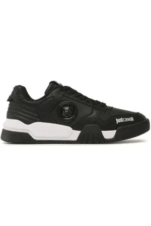 Roberto Cavalli Sko, Herre, Sort, 41 EU, Casual Sneakers til hverdagsbrug