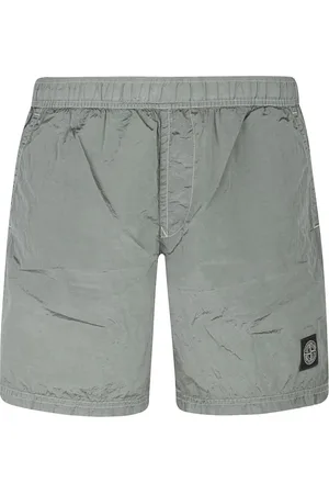 Stone Island Badetøj, Herre, Grøn, L, Hurtigtørrende badeshorts til mænd