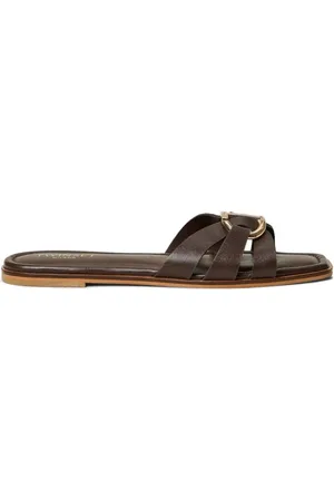 Twin-Set Sko, Dame, Brun, 39 EU, Brun Sandaler til Kvinder