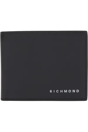 John Richmond Tilbehør, Herre, Sort, ONE SIZE, Uld, Wallet med logo