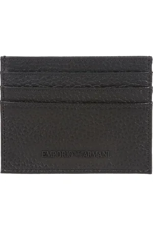 Emporio Armani Tilbehør, Herre, Sort, ONE SIZE, Uld, Stilfulde Punge og Kortholdere