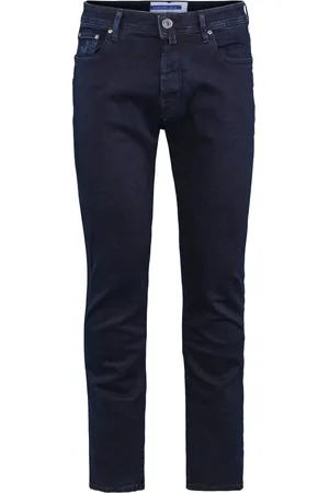 Jacob Cohen Jeans, Herre, Blå, W31, Denim, Slim Fit Denim Bard Jeans