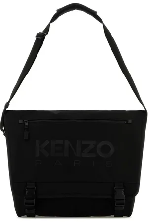 Kenzo Taske, Herre, Sort, ONE SIZE, Uld, Sort Crossbody Taske