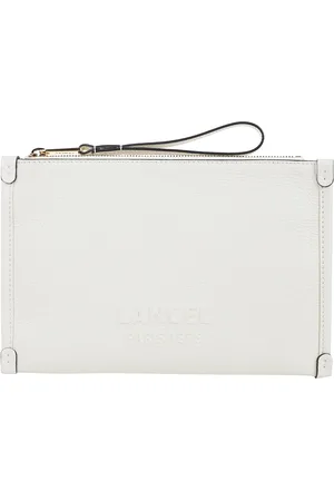 LANCEL Taske, Dame, Grå, ONE SIZE, Lille lynlås håndledspose