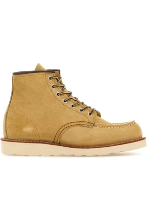 Red Wing Sko, Herre, Gul, 40 1/2 EU, Suede, Sennep Ruskind Snørestøvler