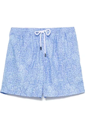 BARBA Badetøj, Herre, Blå, M, Polyester, Polyester Badeshorts med sidelommer