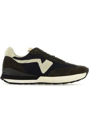 VISVIM Sko, Herre, Sort, 43 EU, Farverig Stof og Ruskind Trainer Sneakers