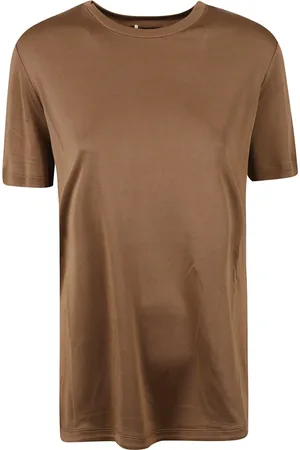 Max Mara Top, Dame, Brun, S, Uld, Stilfulde T-shirts og Polos af Carena