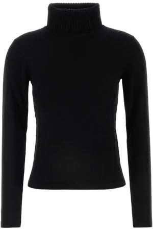 Dolce & Gabbana Strik, Dame, Sort, XS, Cashmere, Sort Cashmere Sweater Strikvarer