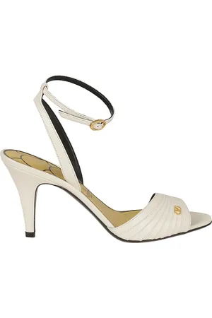 VALENTINO GARAVANI Sko, Dame, Hvid, 37 1/2 EU, Hvide Sandaler med H85 Stil