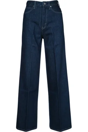 Calvin Klein Jeans, Dame, Blå, W27, Wide Brilliant Jeans