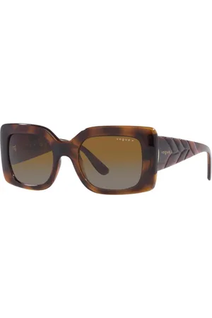vogue Tilbehør, Dame, Brun, 52 MM, Dame solbriller Kollektion: Stilnavn