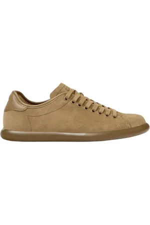 Camper Sko, Herre, Brun, 40 EU, Læder, Casual Herre Sneakers Kamel