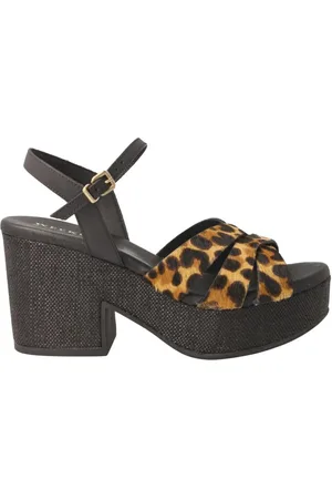 Pedro Miralles Sko, Dame, Brun, 36 EU, Læder, Printet Weekend dame sandal