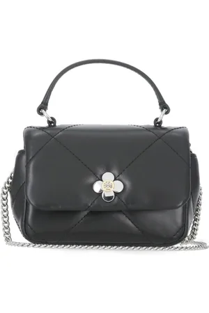 Tory Burch Taske, Dame, Sort, ONE SIZE, Uld, Sort håndtaske med kæderem