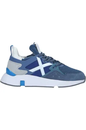 Munich Sko, Herre, Blå, 42 EU, Uld, Blå Sneaker Click 93