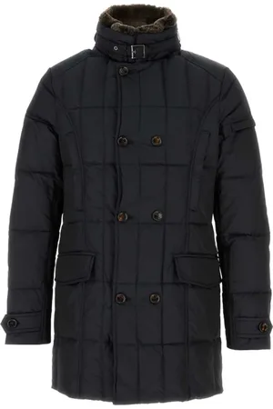 MOORER Jakke, Herre, Blå, L, Polyester, Midnight Down Jacket