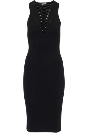 Elisabetta Franchi Kjole, Dame, Sort, S, Sort Strik Kjole Am55B52E2-110