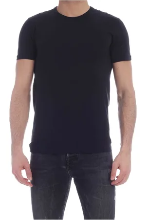 Paul Smith Top, Herre, Sort, S, Bomuld, Sort Logo Patch Crewneck Bomuld T-shirt