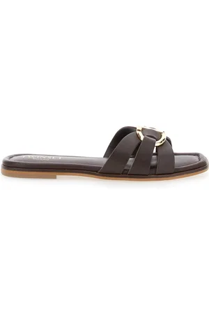 Twin-Set Sko, Dame, Brun, 41 EU, Uld, Brun Sandaler Sandalo Stilfuldt Model