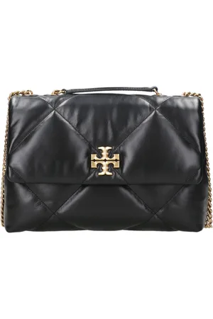 Tory Burch Taske, Dame, Sort, ONE SIZE, Uld, Sort Nappa Quiltet Skuldertaske